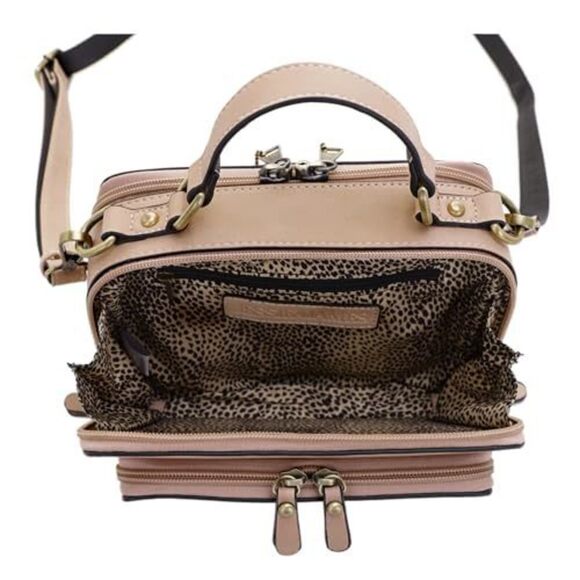 Classic Pandora Compact Concealed Carry Crossbody Satchel Bag - Picture 4 of 7